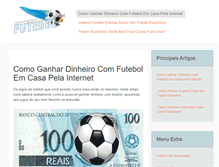 Tablet Screenshot of futebolinvestimento.com